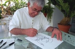Caricaturista cubano René de la Nuez recibio el Premio Nacional del Humor 2008 